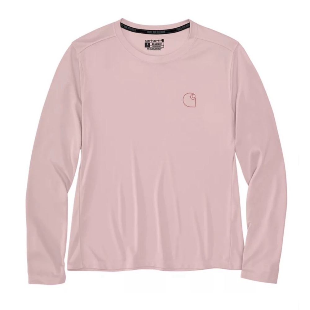 NWT Carhartt Women’s Force Sun Defender Lightweight Long Sleeve Graphic Shirt